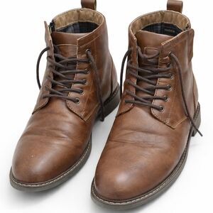 Brown Leather Men's Boots Size 11